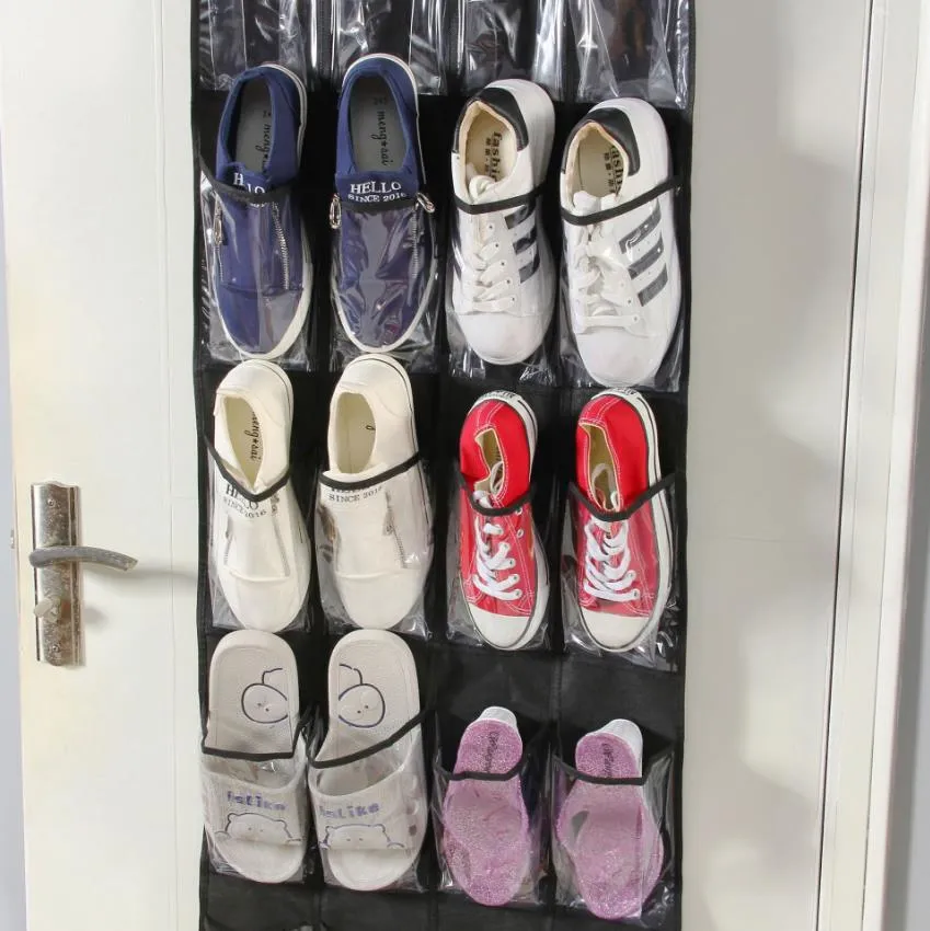 24-Pocket Over-The-Door Shoe Organizer