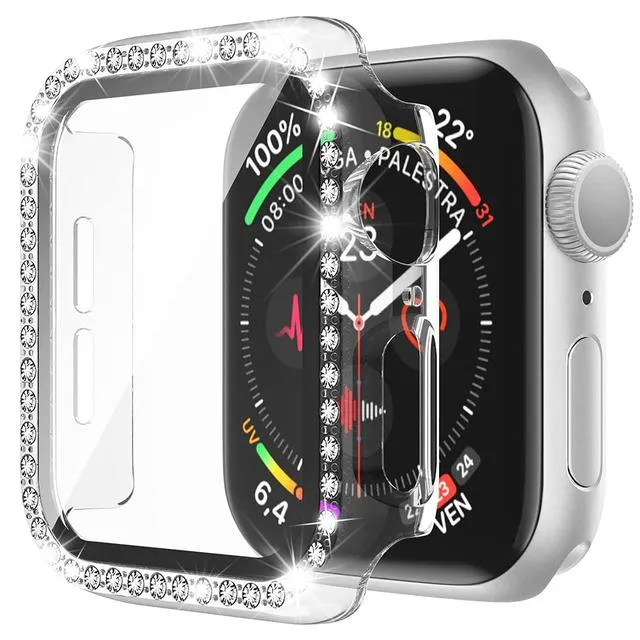 غطاء زجاجي مقسى لحالة Apple Watch 40mm 44mm 38mm 42mm 41mm 45mm 49mm 49mm Miamond Pumper Protector Film for iWatch Series 6/SE/5/4/3/2/1 جودة عالية