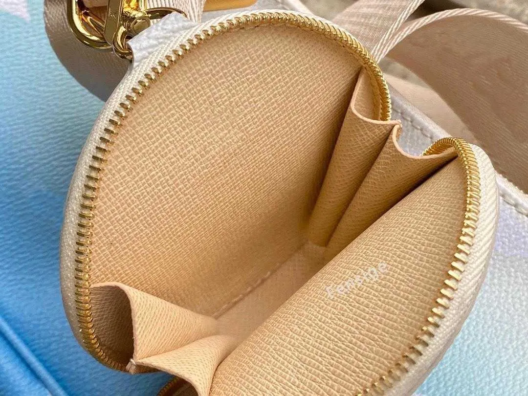 Multi Pochette Accessoires Designer MINI Chain Bag With Round Coin Purse Shoulder Hybrid Cross body Handbags Pouch Pastel-Colored Composed Bags M57634 M57633