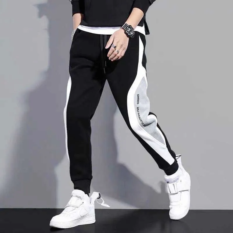 jogers Pantaloni da uomo Pantaloni sportivi casual Pantaloni Harem Hip Hop Pantaloni maschili Moda Harajuku Streetwear Pantaloni da uomo X0723