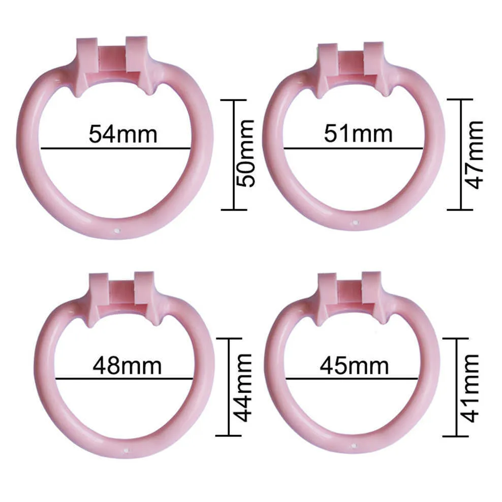 Dispositivi Di Castità Maschile In Gabbia Di Plastica Uomini Anello Pene  Con Stomi Rosa Con Anello A 4 Dimensioni A Forma Di Testa Di Pesce Cock  Lock Sex Toy P0826 Da Misihan09