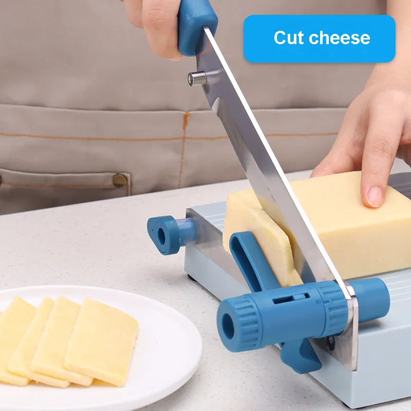 Бытовая эксплуатация Slicer колбас сушеный мясной сыр нарезка машина многофункциональная толщина резак