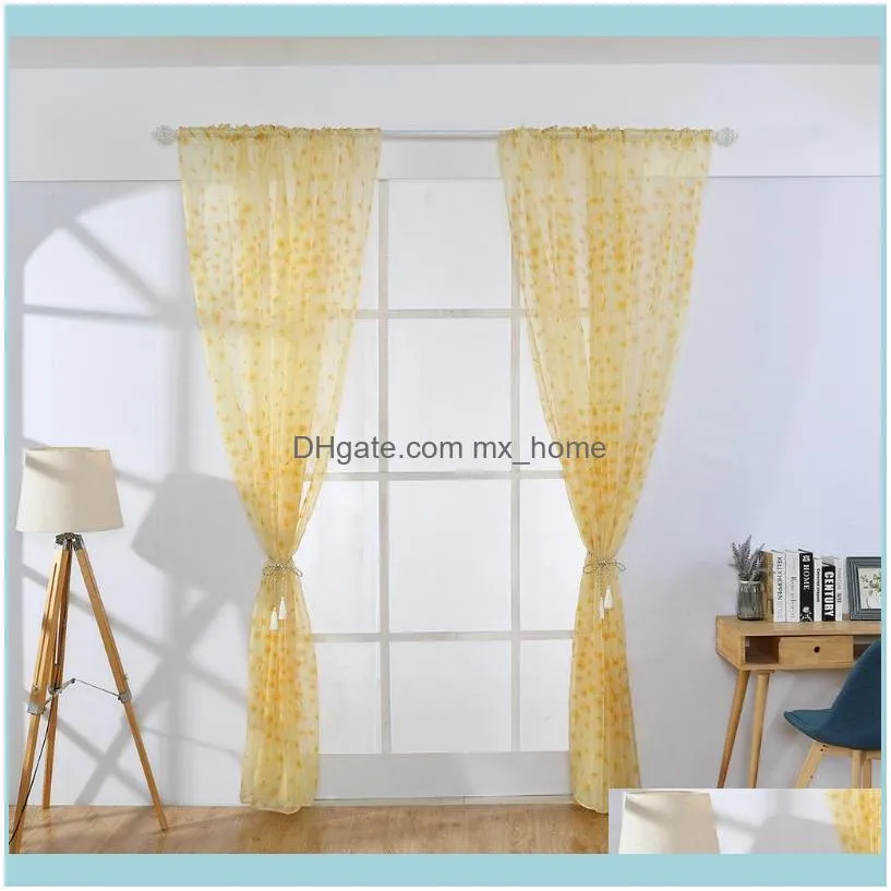 Window Curtain 1 Pc Vines Leaves Tulle Door Drape Panel Sheer Scarf Valances Curtains For Living Room Bedroom November 19th