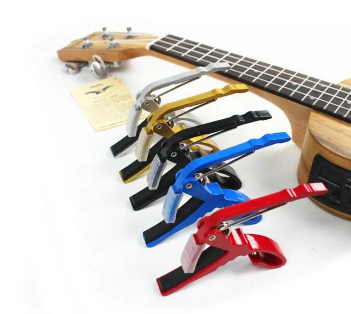 thumbnail image 2 of Quick-Change Trigger Guitar Capo – Fits Acoustic, Electric & Classical – 5 Colors Available 2 of 5