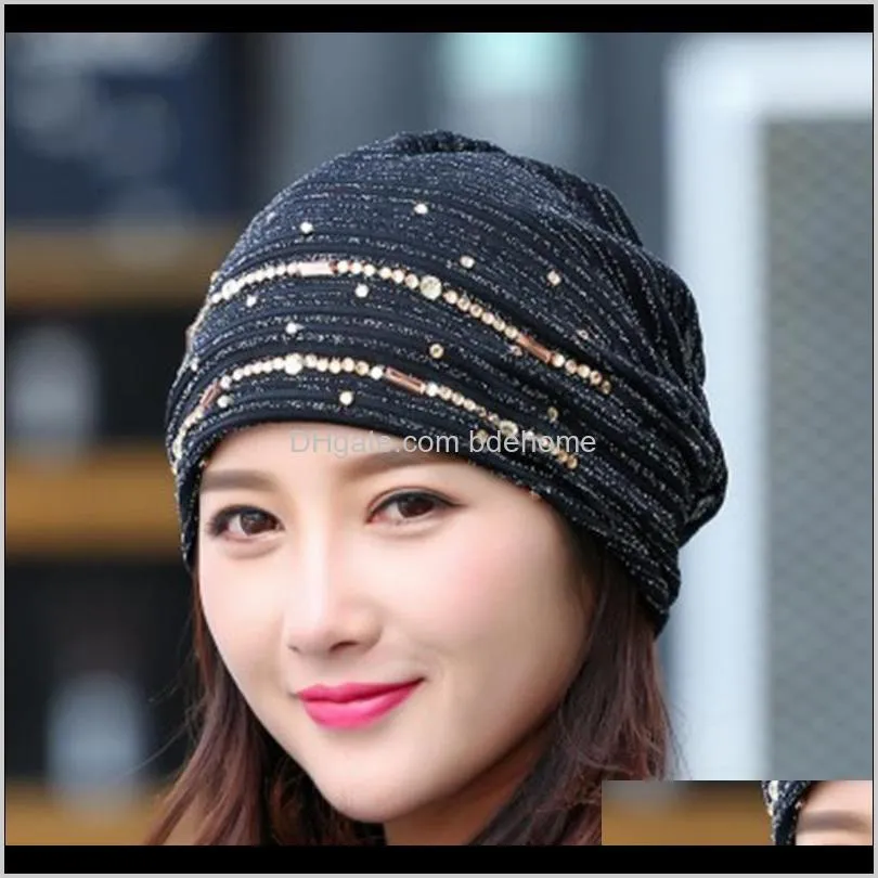 cap head hat turban chiffon chemo ruffle cancer ladies wrap beanie scarf women1