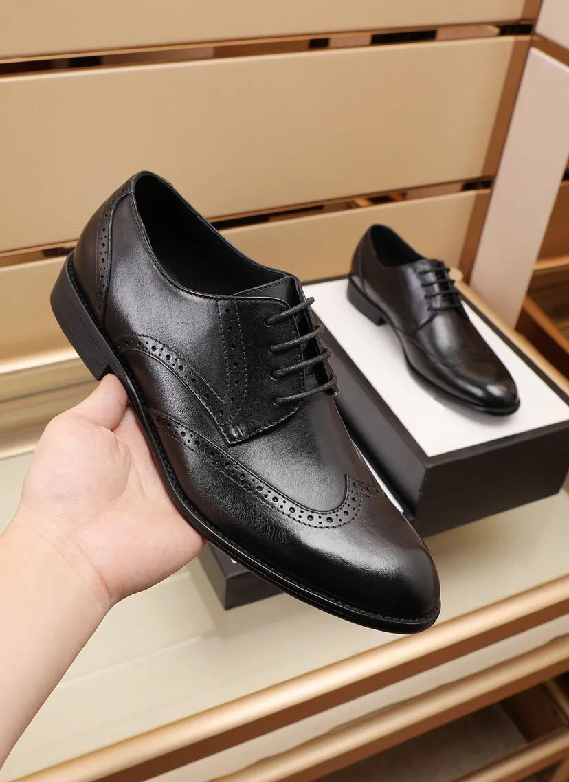 Mens Dress Shoes мода повседневная обувь вечеринка свадьба натуральная кожа офис Oxfords бизнес формальный бренд дизайнер квартир размер 38-44