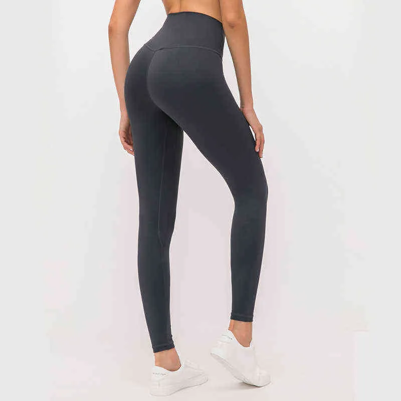 Nepoagym Plus Size Yoga High Waisted Running Leggings High Waist Sport  Pants In Naked Feel XXS To XL From Mengyang10, $19.47