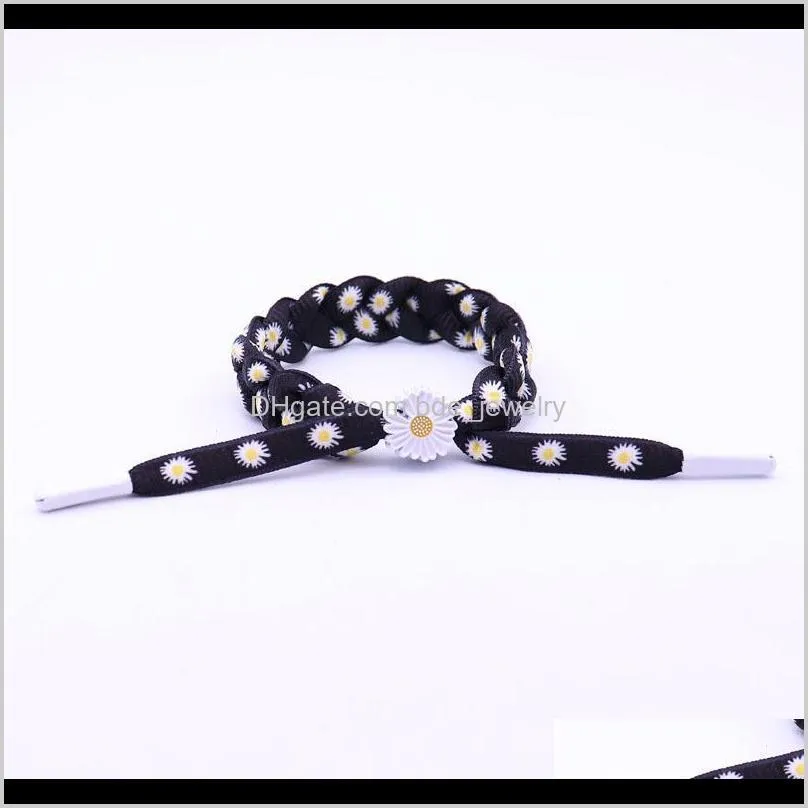 korean fashion sunflower bracelet adjustable rope chain daisy wristband party jewelry g-dragon fans gift zhilong