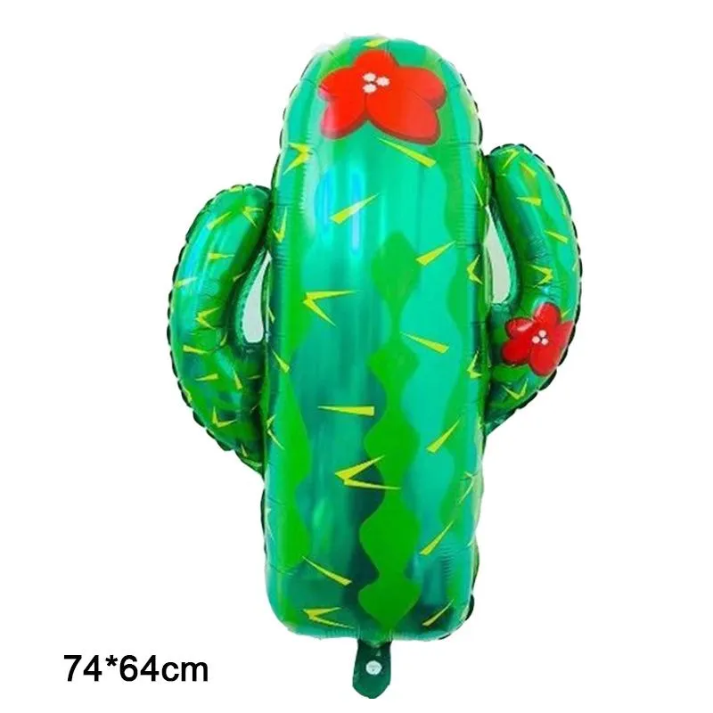 Party Decoration 1pc Cactus Balloon Kids Happy Birthday Supplies Summer Globos Dekorationer Favoriter