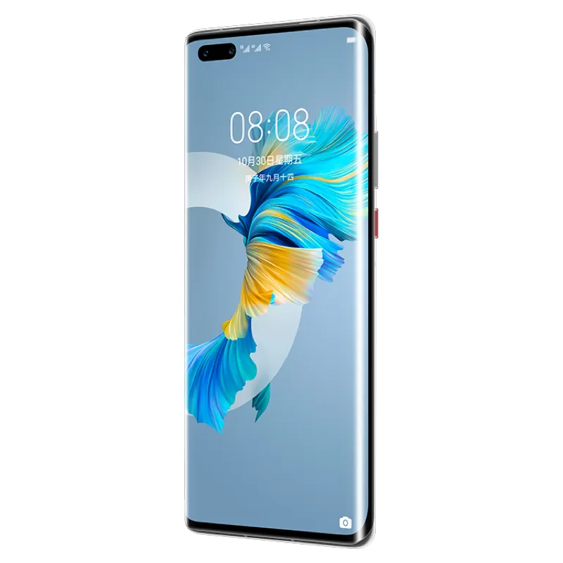 Teléfono móvil original Huawei Mate 40 Pro+ Plus 5G 8GB RAM 256GB ROM Kirin 9000 50.0MP AR NFC IP68 4400mAh Android 6.76 pulgadas Pantalla completa Identificación de huellas dactilares Cara Teléfono celular inteligente