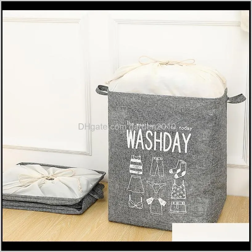 super large size storage bag clothing toys socks save space foldable linen organizer 44*33*54 cm bags