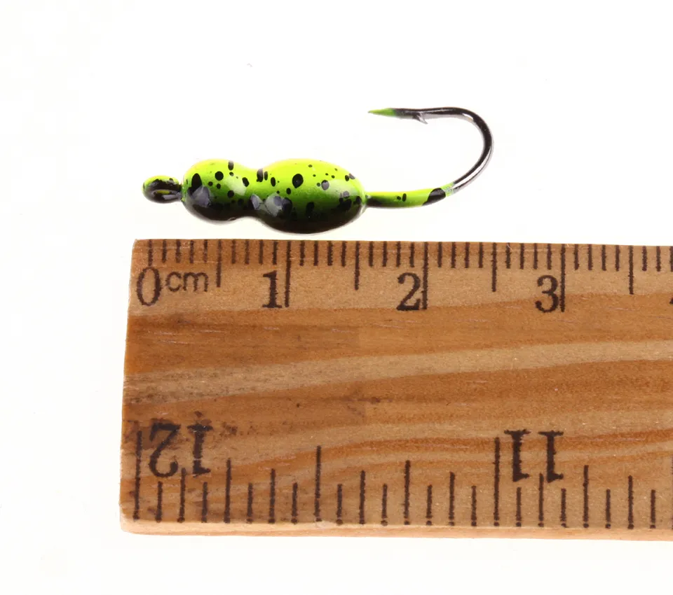 Ice Jig Lure Kits Winter River Fishing Bait 2.5cm 2.3g Ice Jig Tackle