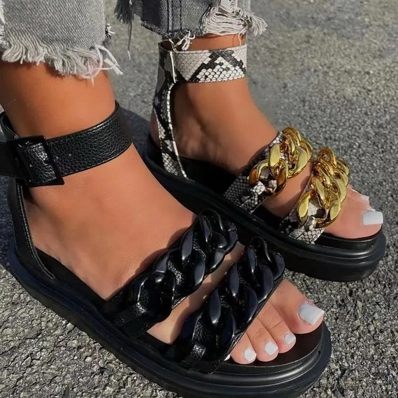 Sandals Women Summer Thick Bottom Beach Eva Soft Sole Slide Fashion Open-toe Set Foot Vintage Slippers Ladies Comfortable Shoes