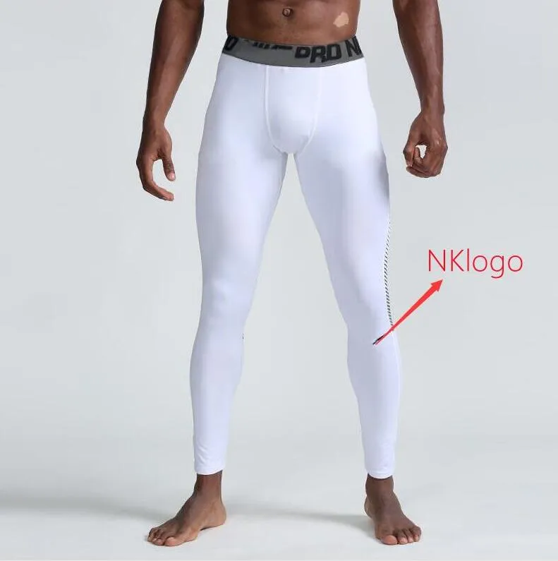 Men's pants summer sunscreen sports running basketball compression tight gym legging trousers men quick-drying breathable stretch thin section