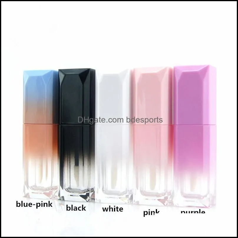 Storage Bottles & Jars DIY Lip Glaze Container With Multi-color Lipgloss Tube Gloss Empty Cosmetic Inner Plug