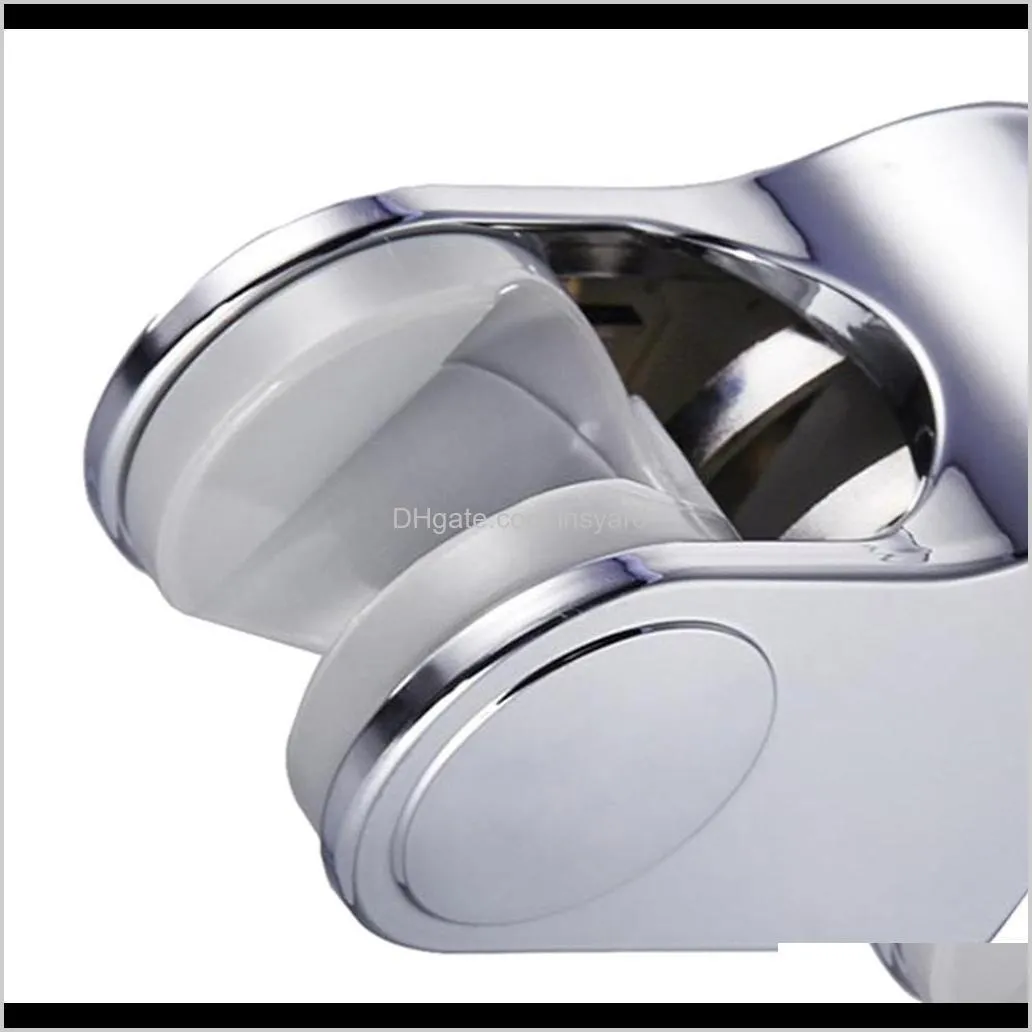 adjustable wall mounted mount hand handheld shower head showerhead sprayer bracket holder large angle