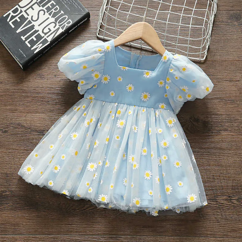 Letnia księżniczka Baby Girl Dress Party Urodziny Tutu Sukienki Suknie Ślubne Dla Noworodków Odzież Vestido Infantil Baby Clothes Q0716
