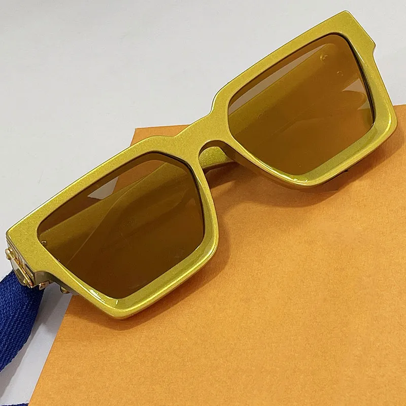 Designer Mens Xl Sunglasses M96006WN Z1165W With Square Gold