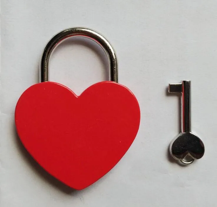 4 Candados Retro En Forma De Corazón Con Llave Pequeña Malet | Cuotas