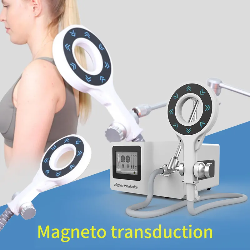 Wave Physiotherapie Regeneration und Rehabilitation Schmerzlinderung Grifffreie Physio Magneto Magnetische extrakorporale Magneto Transduktion