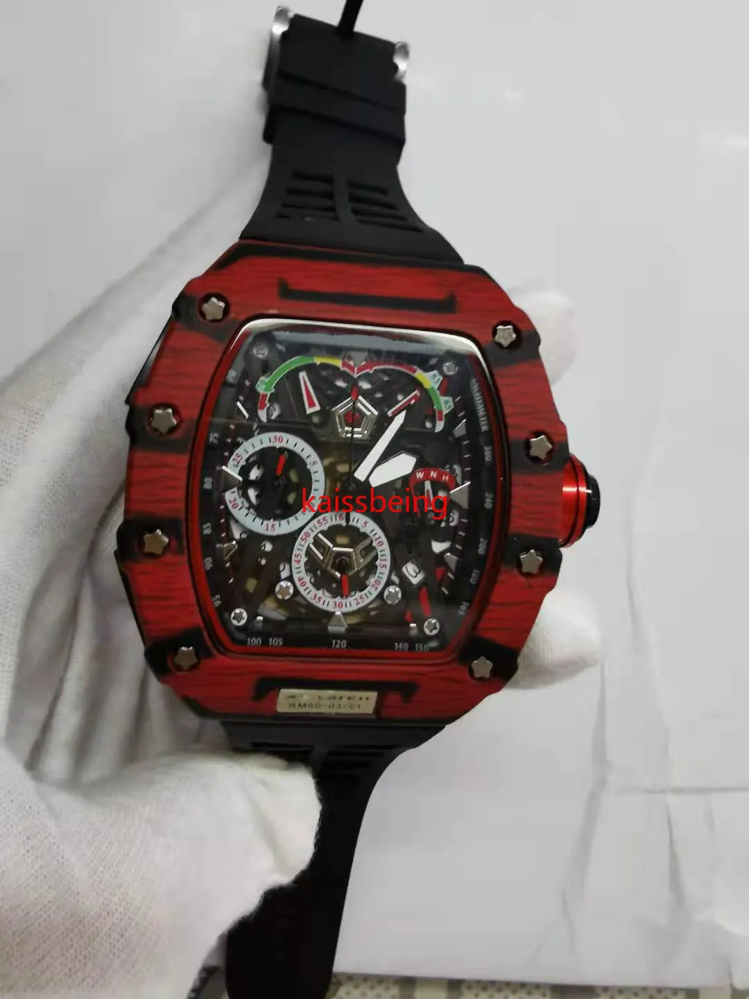 2021 Luxury Męski Gel Gel Gel Kwarc Watch Sports Men's Watches Designer Watch Men Watch Wysokiej jakości zegarek dla kobiet 273k
