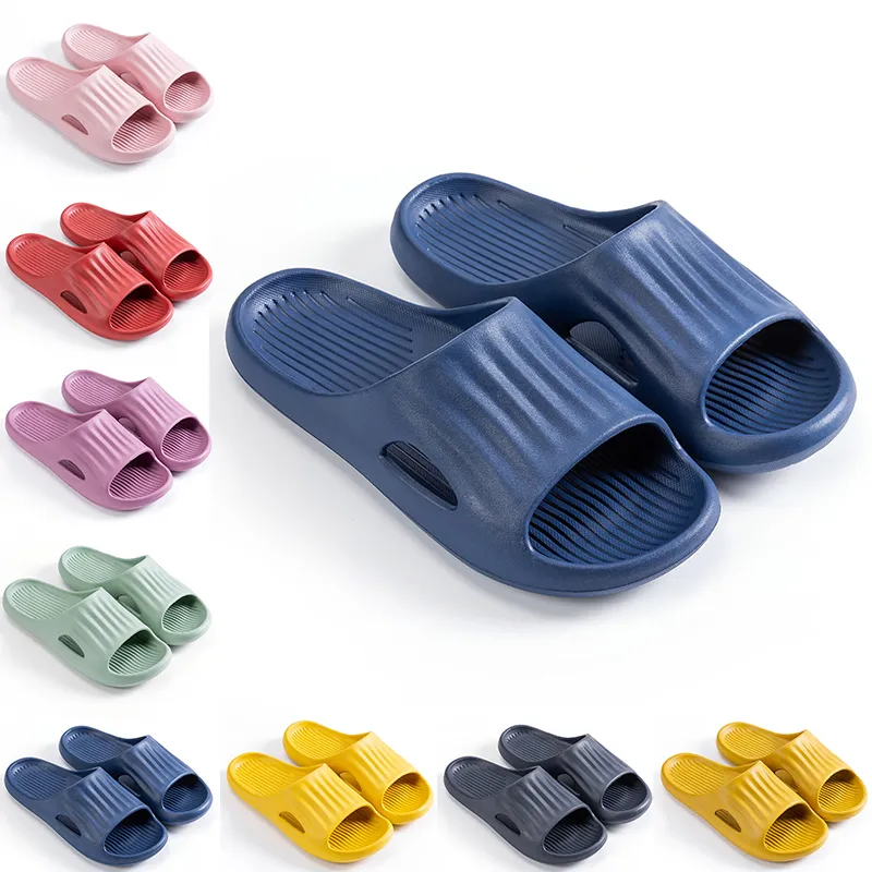 Högkvalitativa tofflor Slides Sko Män Kvinnor Sandal Plattform Sneaker Mens Kvinnor Röd Svart Vit Gul Slide Sandaler Trainer Utomhus Inomhus Slipper Storlek Barn