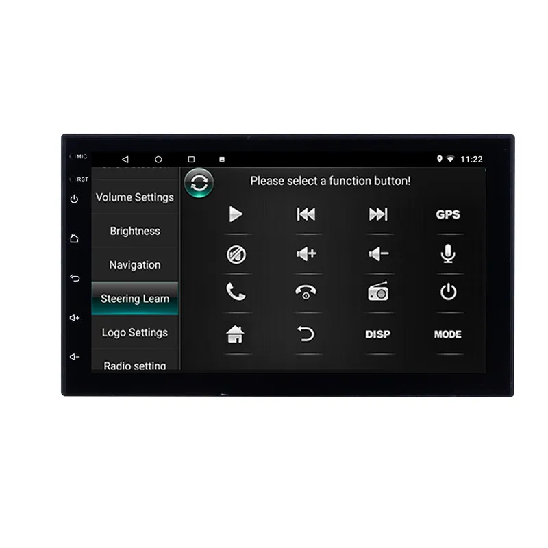 Universal Car DVD Radio 1G + 16G MP3 Стерео Игрок 7-дюймовый Android 10 Головной блок с AM FM USB WiFi