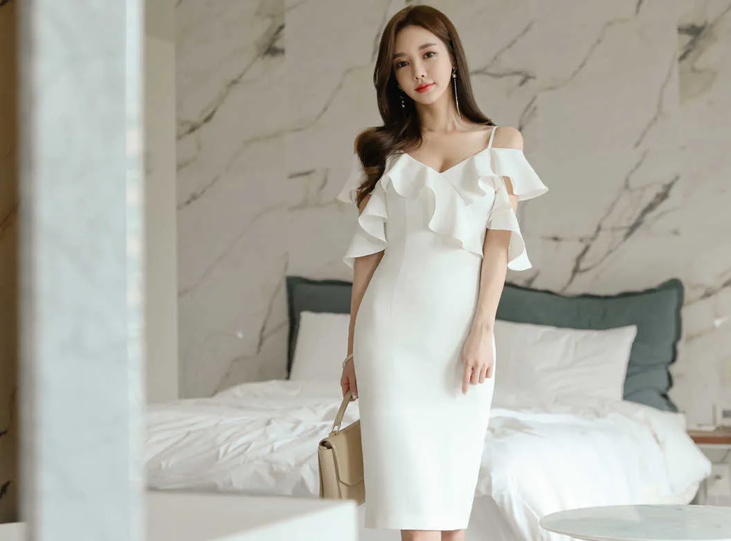 knitted cashmere dress Alice Cashmere Dress - Buttercup main image 1