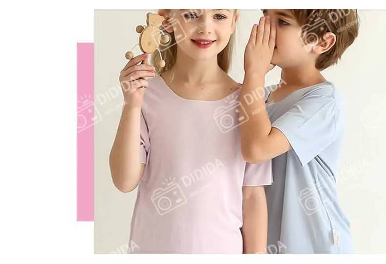 Modal Cotton Family Pajama Set For Kids Short Sleeve T Shirt And Shorts  Modal Sleepwear For Summer Home Wear 210908 From Dou08, $9.42