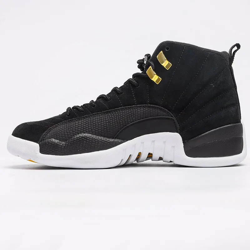 2021 Top Quality Jumpman 12 classical Basketball Shoes Reverse Taxi black 12s Designer Fashion Sport Running shoe With Box