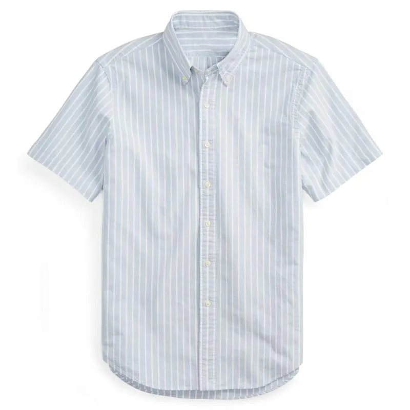 Homme 작은 다채로운 말 셔츠 고품질 Camisa Masculina 남자 짧은 소매 드레스 100 % 코튼 홈 브레 화학 남자 캐주얼