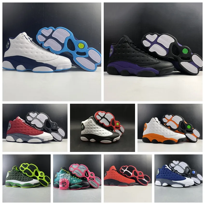 2021 jobsian أحذية كرة السلة المحكمة الأرجواني الأحمر فلينت هايبر الملكي jumpman 13 13 ثانية عاكس الرجال رجل مدرب الرياضة رياضية أحذية رياضية الحجم 7-13 414571-144