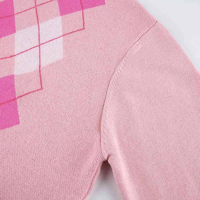 Pink Argyle Sweater (9)