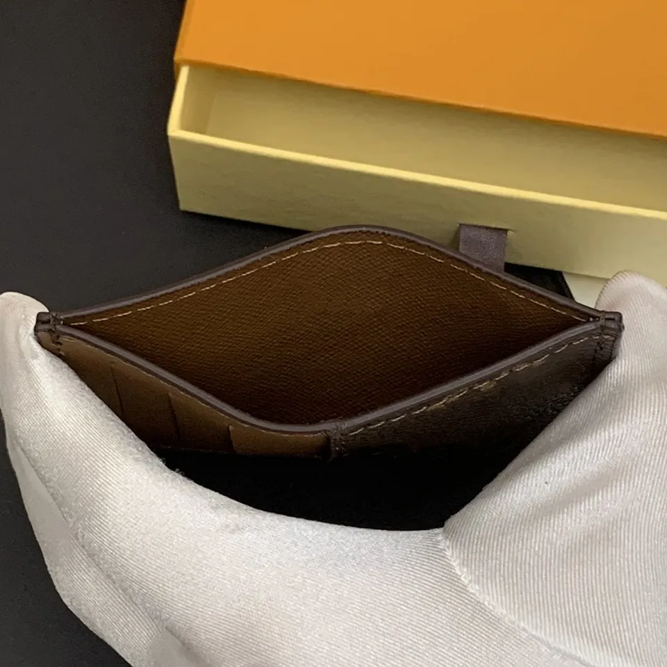Designer luxury wallet money clip 7 slots leather credit business coin purse men women wallets card holder bags7801606