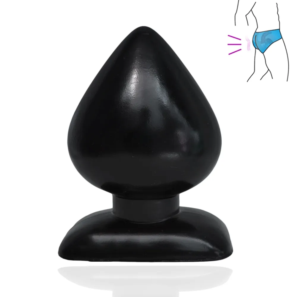 CO 18 enorme plugue anal pica de mole de mobones mole vibrador de massagem buttão de massagem g adulto flerte para casais 210618292c