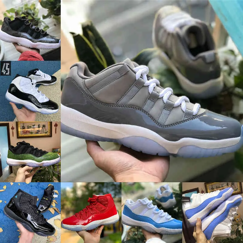 2021 Jubileusz Pantone Harde High 11 11S buty do koszykówki Legenda Blue 25th Rocznica Kosmiczna Dżem Gamma Blue Easter Cool Grey Low Columbia White Red Sneakers