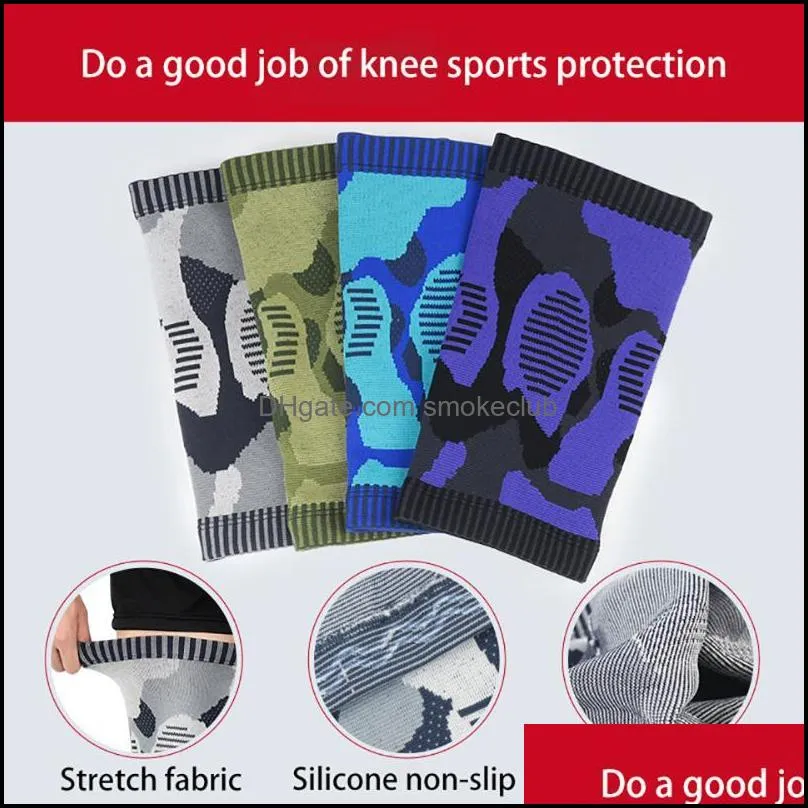 Elbow & Knee Pads 1PCS Brace Protector Sports Kneepad Elastic Fitness Running Cycling Spandex Stretch Knit