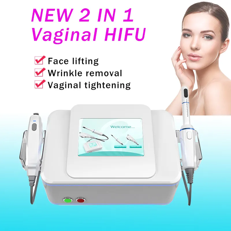 Portable hifu vaginal tightening machine wrinkles removal high intensity focused ultrasound vagina rejuvenation device