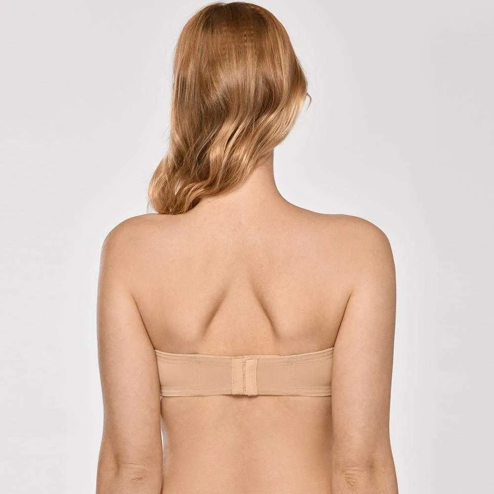 DELIMIRA Women's Strapless Bra Plus Size Underwire Multiway