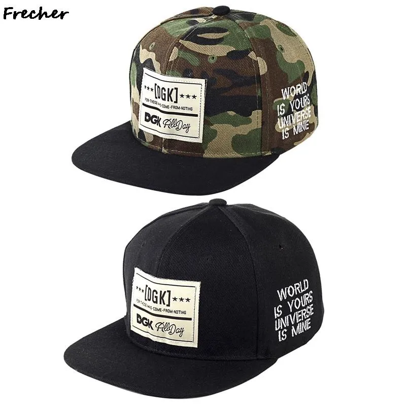 Cappellini da baseball Lettere moda uomo Berretto da baseball regolabile in cotone Etichetta in pelle Camouflage Cappello da sole hip-hop Cappelli snapback unisex per uomo