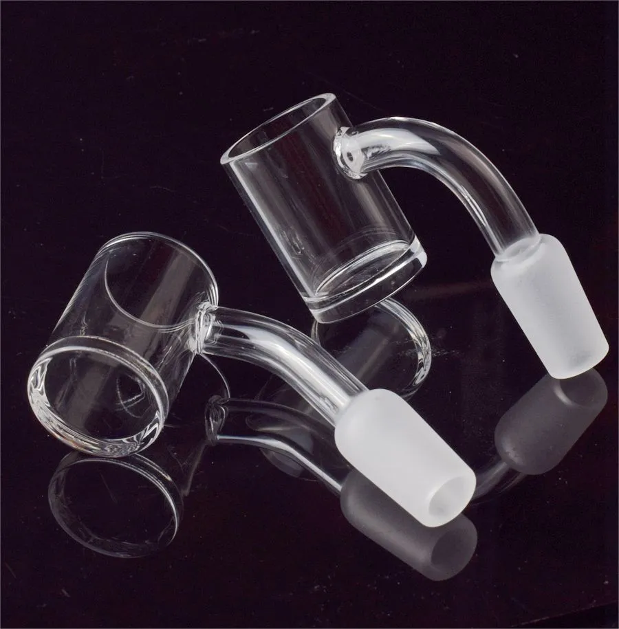 Water Pipes accessories 5mm thick bottom quartz banger With 10mm 14mm 18mm female male domeless nail for oil Rigs
