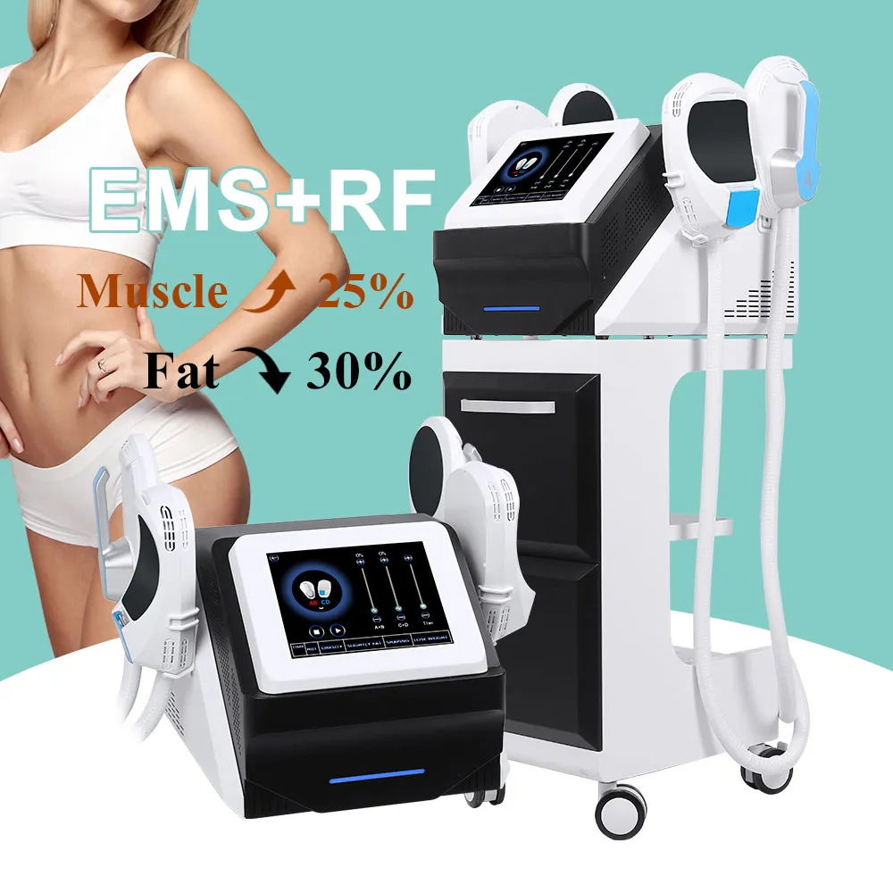 EMS fitness machine/Pelvic Lifting Electric hiemt Neo RF Muscle Stimulator With Buttock Handle Fat BurningMuscle Building Body Sculpting and Contouring Machine