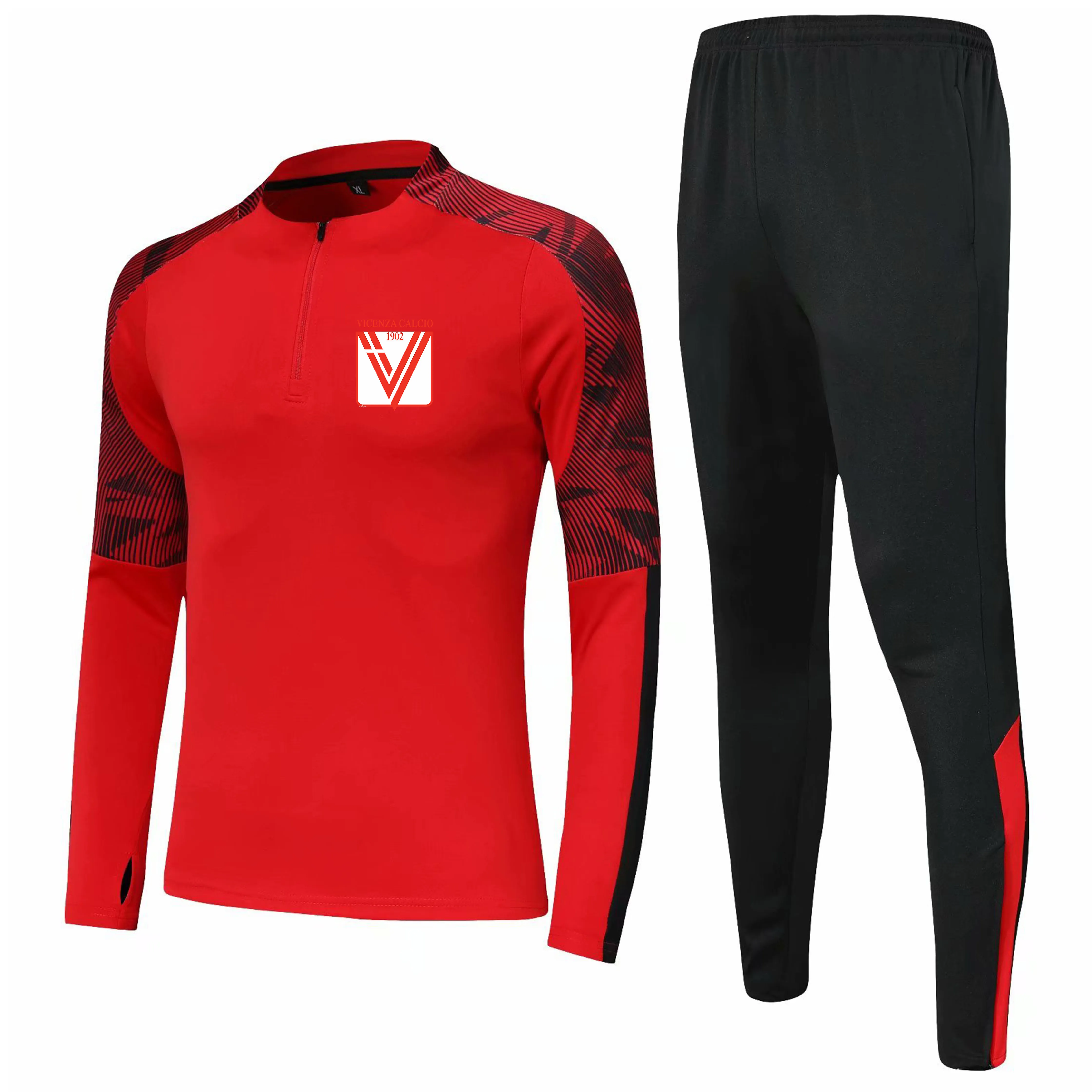 Vicenza Calcio SpA Детские спортивные костюмы для отдыха, размеры от 4XS до 2XL, мужские спортивные костюмы на открытом воздухе, домашние комплекты, куртки, брюки, спортивный костюм