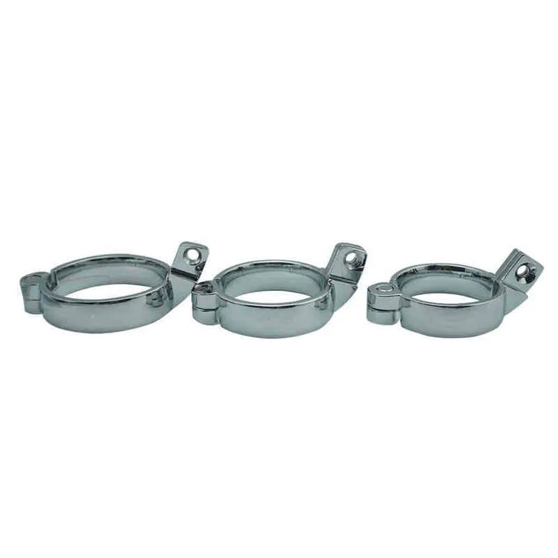 NXY Sex Chastity Devices Male Metal Ring 40mm 45mm 50mm Valfri Penis Chastity Device Tillbehör Burlås Man Sexleksak Bindning 1203