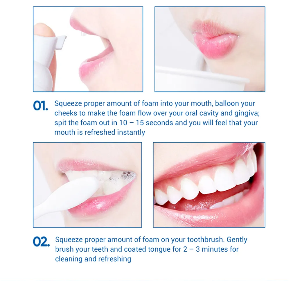 Tooth Mousse Toothpaste Clean Whitening Remove Dental Plaque Tea Stains ...
