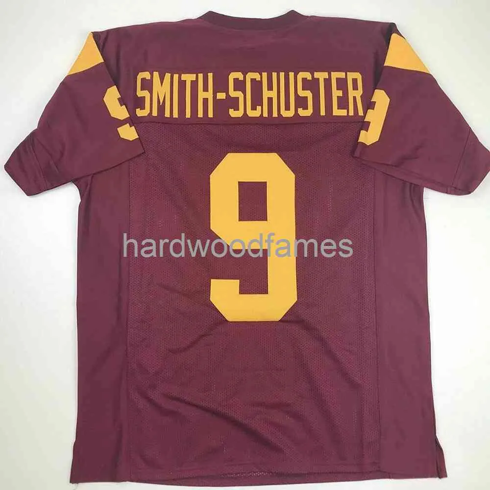 Özel Juju Smith-Schuster USC Red College Dikişli Futbol Jersey Dikişli Herhangi Bir İsim Ekle