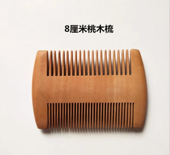 Disposable Environmental Wood Custom Your Design Beard Customized Combs Laser Engraved Wooden Hair Comb For Women Men Grooming 6378V