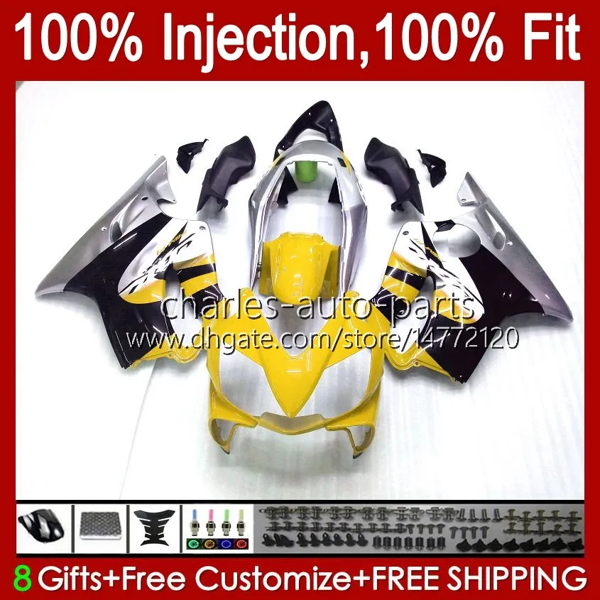 100％FIT OEM Faieing for Honda CBR 600F4 600FS 600 F4 FS CC 99-00 Body 54NO.239 600CC CBR600 F4 CBR600F4 99 00 CBR600FS 1999 2000注入型ボディワークホットイエロー