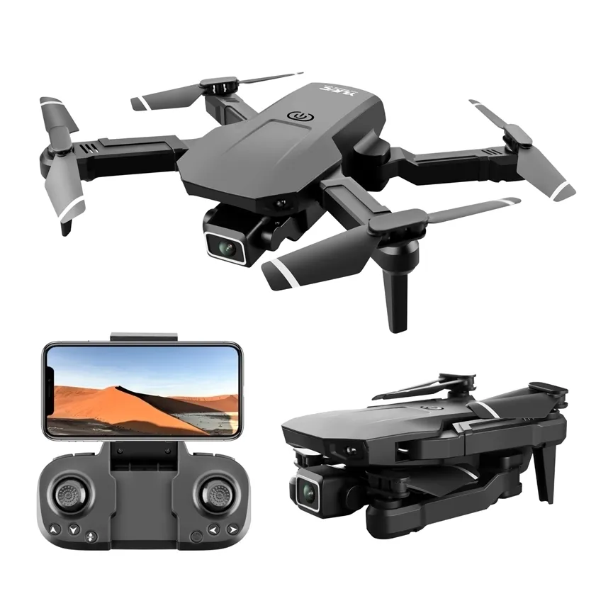 S68 PRO Mini Drone 4K HD Dual Camera Wide Angle Wifi FPV DRONES QUADCOPTER Höjd Keep Dron Helicopter Toy vs E88 Pro 220216