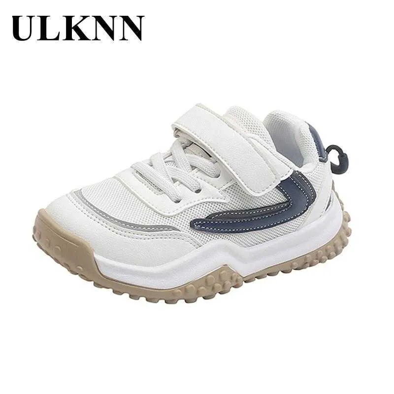 Barnens sneakers för vit Casual Infakt Shoes 2021 Pojkar Utomhus Running Vit Skostorlek 23-36 G1025
